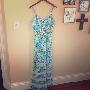 Lilly Pulitzer Floral Maxi Dress